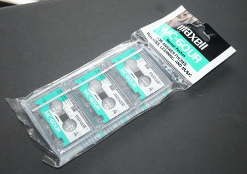 Maxell 60ur microcassette - -,