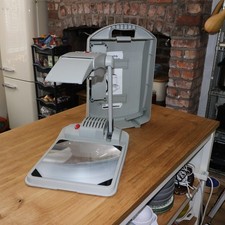 Elite Tutor Overhead Projector Portable with Case Cream and Grey Excellent 