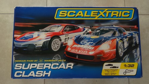Scalextric supercar clash set - scalextric,