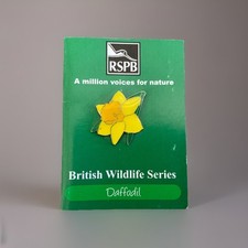 RSPB Enamel Pin Badge ~ Daffodil . J12
