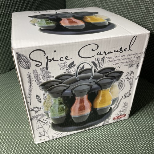 Jar empty spice - 8-jar, carousel