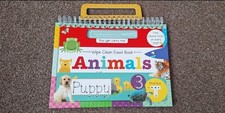 Children’s Wipe-Clean Easel Book – Tracing & Writing Practice, Animals