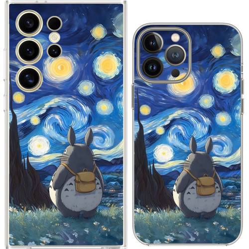 Totoro starry night van - starry,