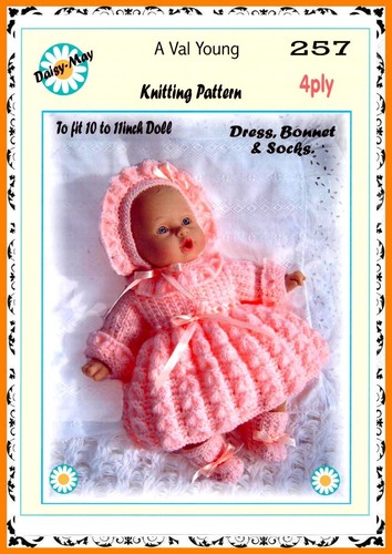 Dolls knitting pattern - pattern, 257