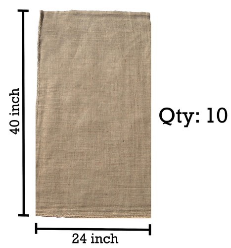 40 burlap bags - (10),