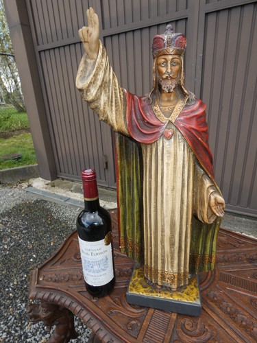 Antique large christ king - antique,