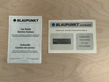  Blaupunkt Reno SQR 46 Manual