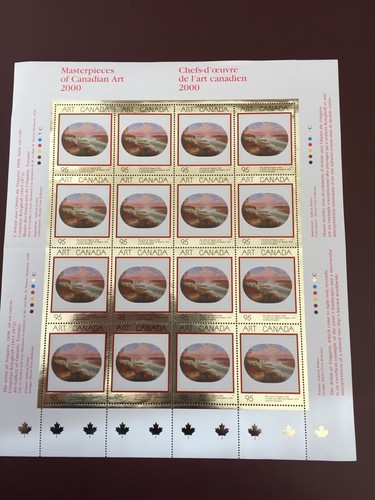 Canadian stamp sheet 2000 - canadian,
