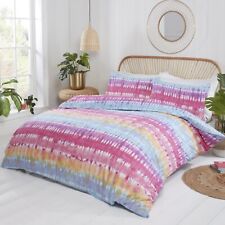 Tie Dye Duvet Covers Multicolour Easy Care Quilt Cover Bedding Sets