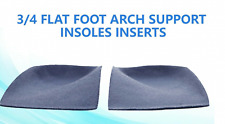 3/4 Orthotic Arch Support Insoles Plantar Fasciitis Fallen Arches Flat Feet Care