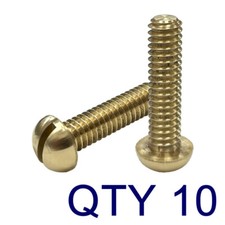 1/4" BSW Whitworth x 1" Brass