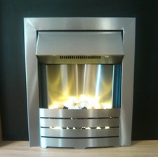 Silver steel electric wall - silver,