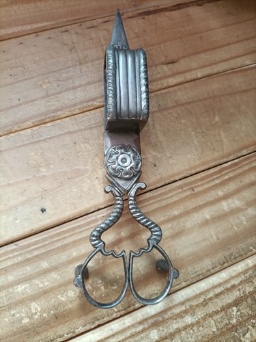 Vintage silver tone candle - vintage,