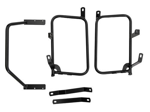 Side pannier rack bolted - , black