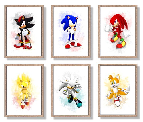 Sonic the hedgehog posters - hedgehog, set