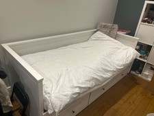 IKEA HEMNES Day-bed frame with 3 drawers, white, 80x200 cm