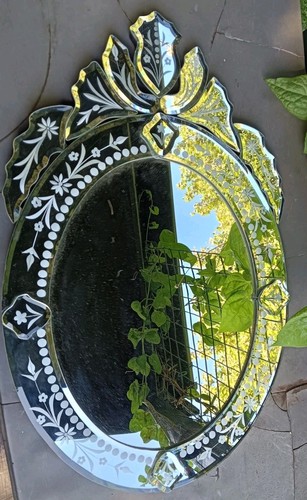 Vintage venetian style - vintage, oval