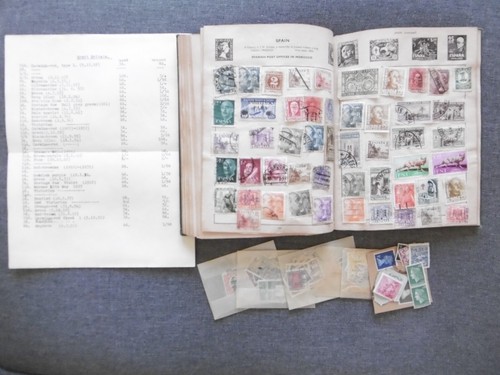 Stamp collection all collected