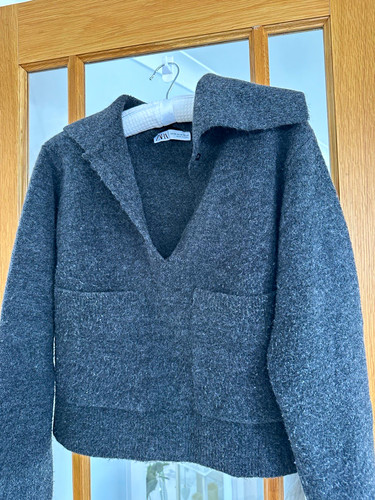 Zara women grey knit - zara,