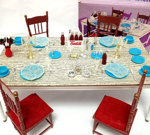 Boxed vintage marx dining - vintage,