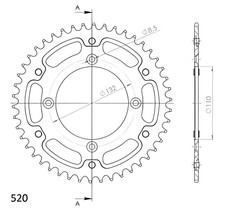 Sprocket Supersprox 520 LK