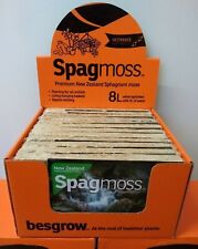 Spagmoss New Zealand Long Fiber Sphagnum Moss 8L Orchid, Reptile Beds Terrarium