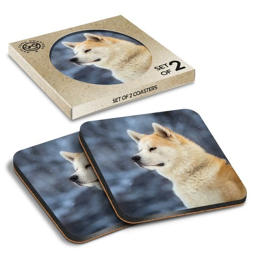 Boxed square coasters - boxed,