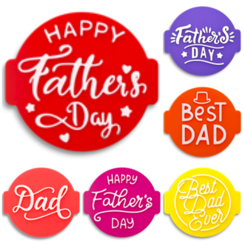 Happy fathers day embosser - happy,