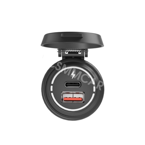 Type usb dual port car - type,
