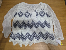 BNWT Size XL Silk Style White
