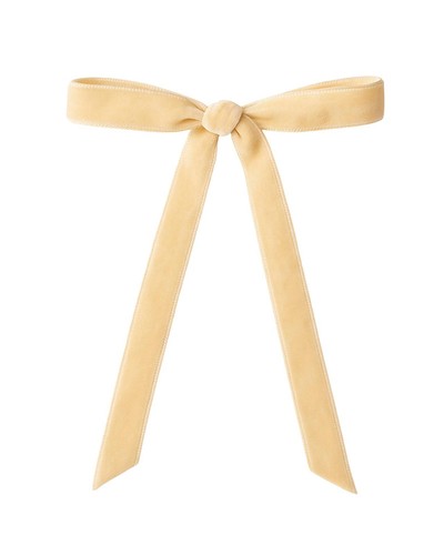 13cm latte velvet bows - latte, –