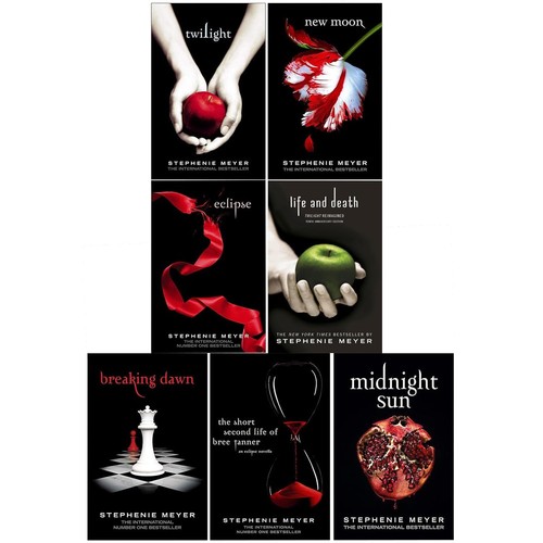 Twilight saga books - by, 7