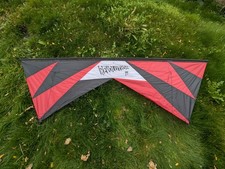 Black and red Revolution 1.5 quad line kite  standard in immaculate condition