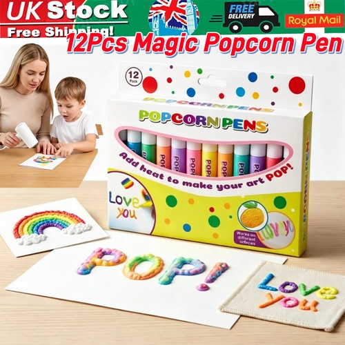 12pcs magic popcorn pens - magic,