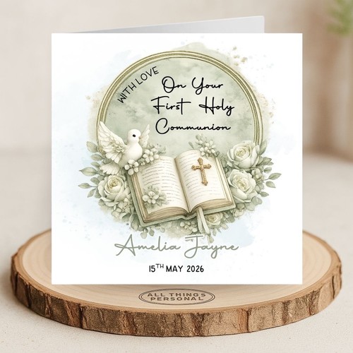 Personalised first holy - first,