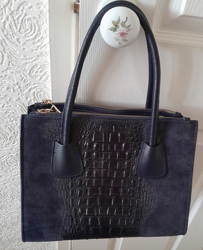 Vintage navy leather - vintage,
