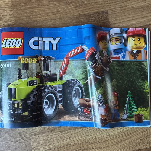 Lego city 60181 forest - city, tractor