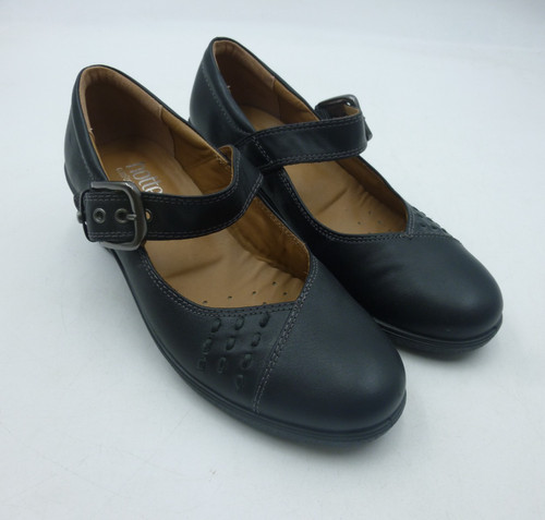 Hotter nice black mid heel - hotter,