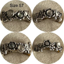 PANDORA NATURES SERENITY FLOWER RING SIZE 57 REF 190121BTP NOW DISCONTINUED