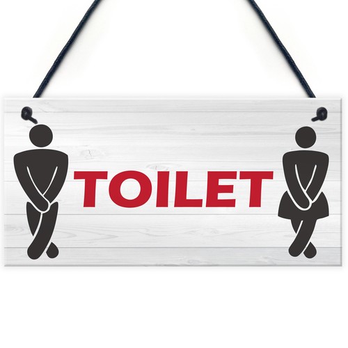 Retro toilet sign - toilet, funny