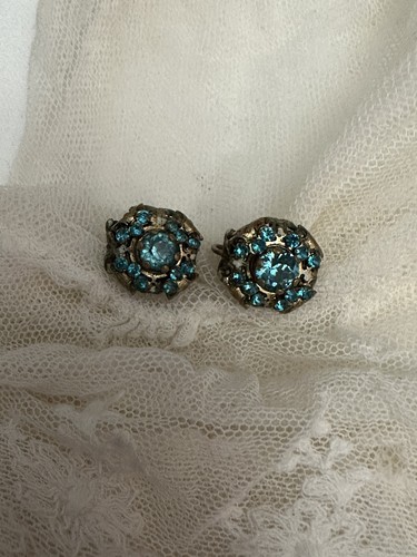 Vintage 1930s czech teal - 1930s, blue