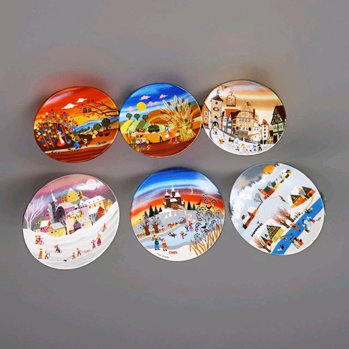Poole pottery four seasons - pottery,