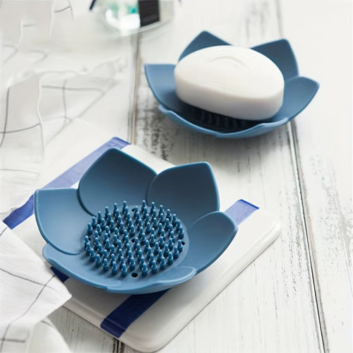 Lotus silicone soap holder - silicone,