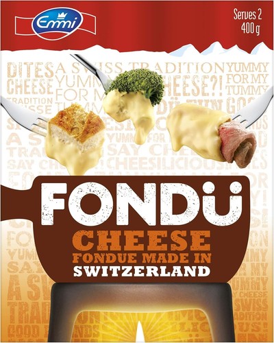 Cheese fondue 400g emmi - cheese,