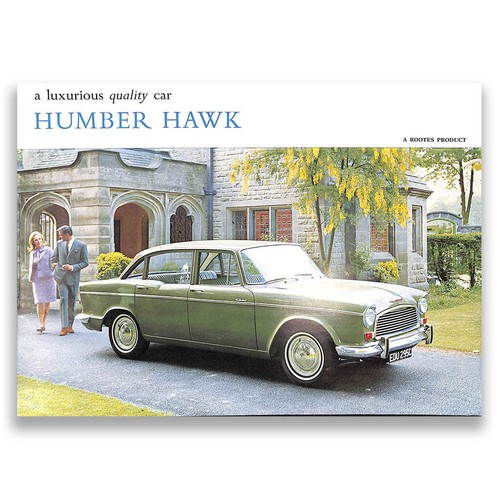 Humber hawk foldout - foldout, sales