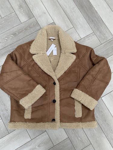 Topshop faux shearling car