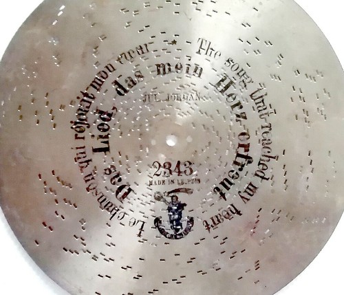 Antique disc music - of, box