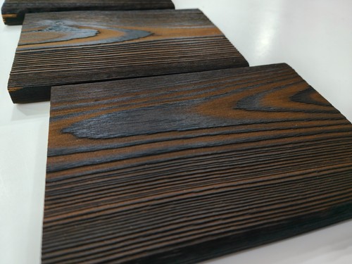Charred cladding shou sugi - charred,