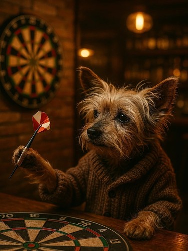 Vintage yorkshire terrier - vintage,