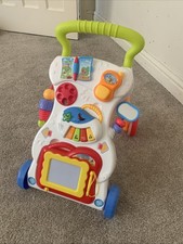 2in1 Baby Walker First Steps Activity Bouncer Musical Toys Car Along Ride On  Go